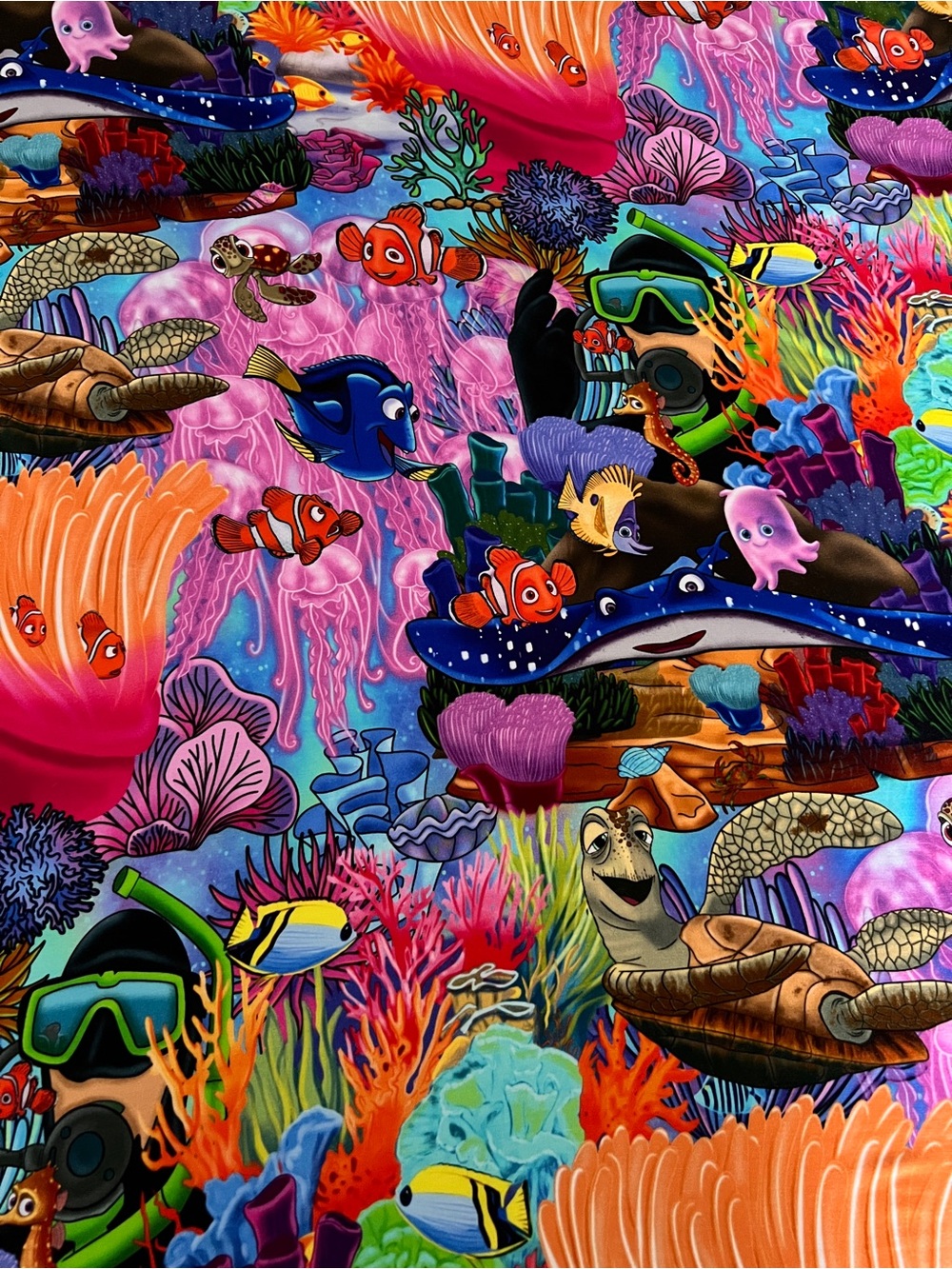 Bamboo Finding Nemo Crib Sheet